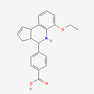 4-(6-ethoxy-3a,4,5,9b-tetrahydro-3H-cyclopenta[c]quinolin-4-yl)benzoic acid