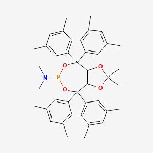 (3aR,8aR)-4,4,8,8-Tetrakis(3,5-dimethylphenyl)-N,N,2,2-tetramethyltetrahydro[1,3]dioxolo[4,5-e][1,3,2]dioxaphosphepin-6-amine