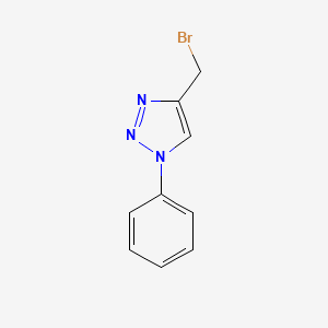 molecular formula C9H8BrN3 B1340038 4-(溴甲基)-1-苯基-1H-1,2,3-三唑 CAS No. 58432-26-1
