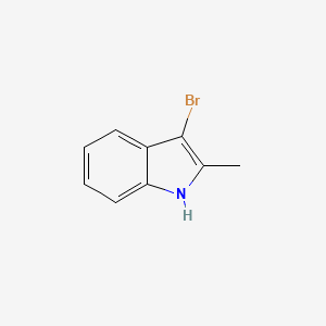 molecular formula C9H8BrN B1340049 3-bromo-2-methyl-1H-indole CAS No. 1496-78-2