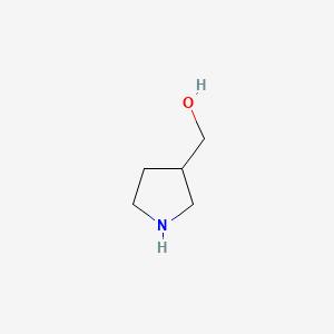 molecular formula C5H11NO B1340050 Pyrrolidin-3-ylmethanol CAS No. 5082-74-6