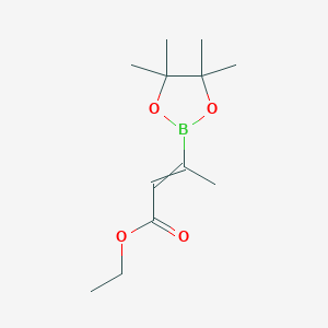 ethyl 3-(4,4,5,5-tetramethyl-1,3,2-dioxaborolan-2-yl)but-2-enoate