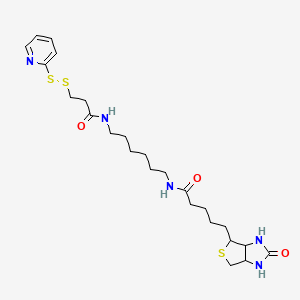 5-(2-oxo-1,3,3a,4,6,6a-hexahydrothieno[3,4-d]imidazol-4-yl)-N-[6-[3-(pyridin-2-yldisulfanyl)propanoylamino]hexyl]pentanamide