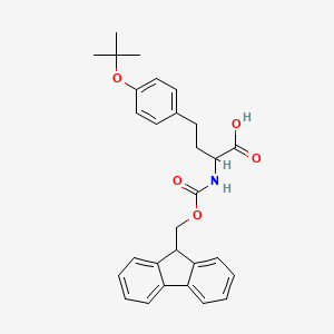 molecular formula C29H31NO5 B13400577 Fmoc-HoTyr-OH.DCHA 