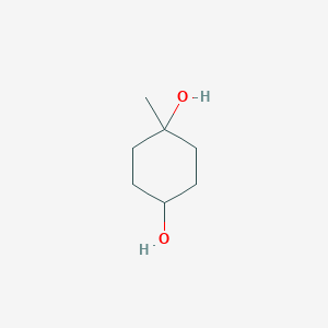 molecular formula C7H14O2 B1340068 1-甲基环己烷-1,4-二醇 CAS No. 89794-52-5