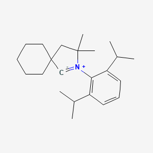 molecular formula C23H35N B13400778 (CAAC-Cy)Rh(COD)Cl 