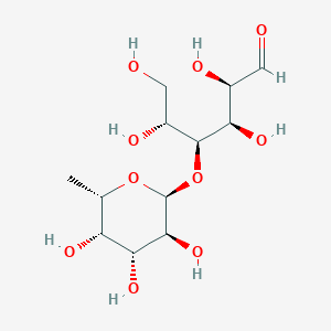 molecular formula C12H22O10 B13400782 4-O-(|A-L-Fucopyranosyl)-D-galactose 