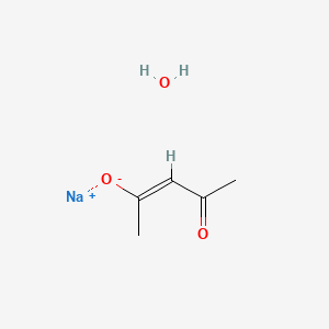 molecular formula C5H9NaO3 B13400786 Sodium acetylacetonate monohydrate 