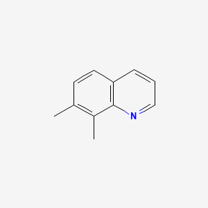 molecular formula C11H11N B1340081 7,8-二甲基喹啉 CAS No. 20668-35-3