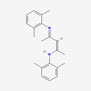 N-[3-[(2,6-Dimethylphenyl)amino]-1-methyl-2-buten-1-ylidene]-2,6-dimethylbenzenamine