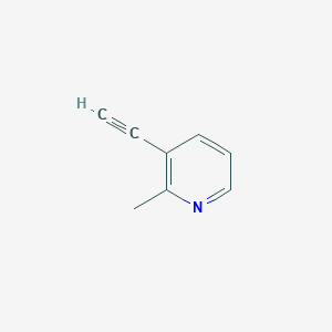 molecular formula C8H7N B1340101 3-乙炔基-2-甲基吡啶 CAS No. 30413-55-9