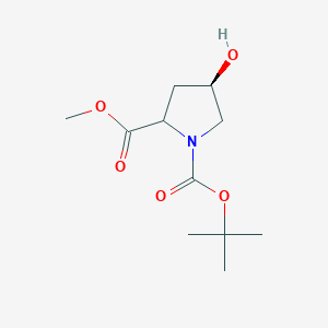 1-tert-butyl 2-methyl (4R)-4-hydroxypyrrolidine-1,2-dicarboxylate