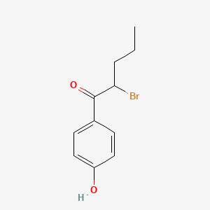 2-Bromo-1-(4-hydroxyphenyl)pentan-1-one