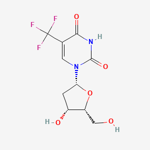 1-[4-Hydroxy-5-(hydroxymethyl)oxolan-2-yl]-5-(trifluoromethyl)-1,3-dihydropyrimidine-2,4-dione