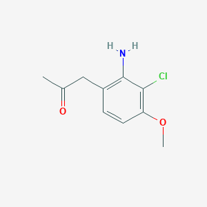 (2-Amino-3-chloro-4-methoxyphenyl)acetone