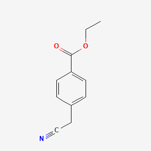 molecular formula C11H11NO2 B1340126 4-(氰甲基)苯甲酸乙酯 CAS No. 83901-88-6
