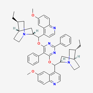 Hydroquinidine 2,5-diphenyl-4,6-pyri-midinediyl diether