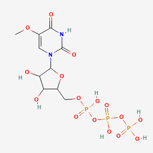 molecular formula C10H17N2O16P3 B13401287 5-Methoxyuridine 5'-triphosphate 