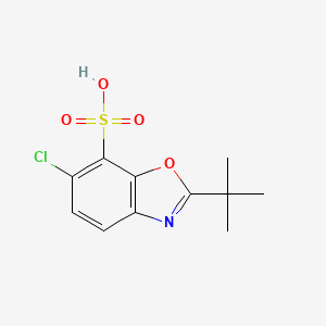 2-(Tert-butyl)-6-chlorobenzo[D]oxazole-7-sulfonic acid