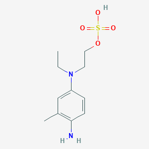 2-(4-amino-N-ethyl-3-methylanilino)ethyl hydrogen sulfate