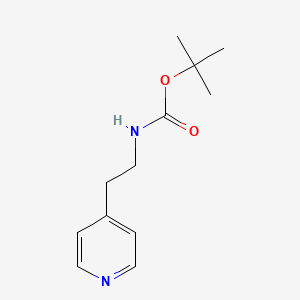 B1340140 (2-Pyridin-4-yl-ethyl)carbamic acid tert-butyl ester CAS No. 109573-05-9