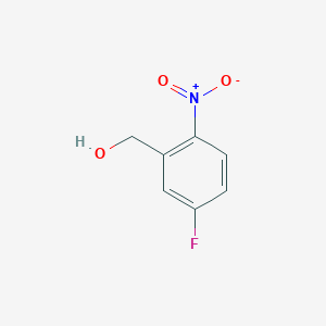 molecular formula C7H6FNO3 B1340142 (5-氟-2-硝基苯基)甲醇 CAS No. 287121-32-8