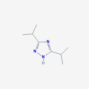 molecular formula C8H15N3 B1340169 3,5-双(异丙基)-4H-1,2,4-三唑 CAS No. 204714-20-5