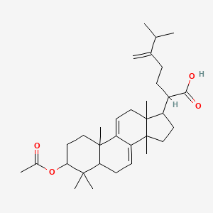 2-(3-acetyloxy-4,4,10,13,14-pentamethyl-2,3,5,6,12,15,16,17-octahydro-1H-cyclopenta[a]phenanthren-17-yl)-6-methyl-5-methylideneheptanoic acid