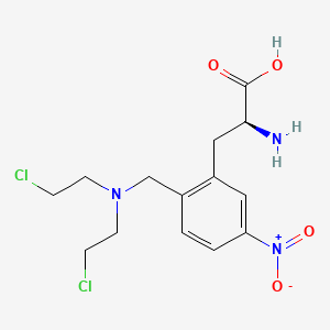 (S)-2-Amino-3-(2-((bis(2-chloroethyl)amino)methyl)-5-nitrophenyl)propanoic acid