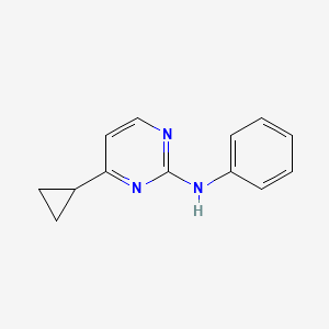 4-cyclopropyl-N-phenylpyrimidin-2-amine