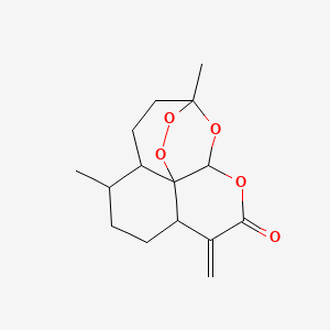 1,5-Dimethyl-9-methylidene-11,14,15,16-tetraoxatetracyclo[10.3.1.04,13.08,13]hexadecan-10-one