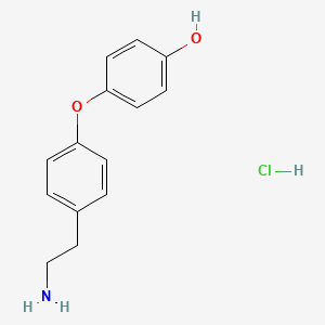 Phenol, 4-[4-(2-aminoethyl)phenoxy]-, hydrochloride