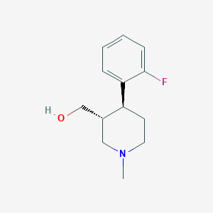 [(3R,4S)-4-(2-fluorophenyl)-1-methylpiperidin-3-yl]methanol