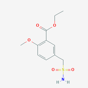 Ethyl 2-methoxy-5-(sulfamoylmethyl)benzoate