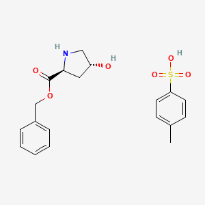 benzyl (2S,4R)-4-hydroxypyrrolidine-2-carboxylate;4-methylbenzenesulfonic acid