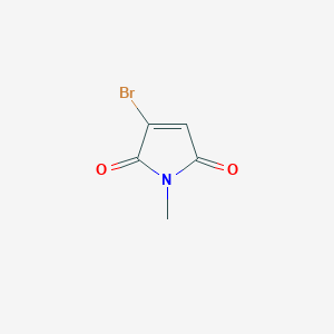 molecular formula C5H4BrNO2 B1340219 3-Bromo-1-methyl-1H-pyrrole-2,5-dione CAS No. 65060-93-7