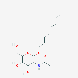 N-(4,5-Dihydroxy-6-hydroxymethyl-2-nonyloxy-tetrahydro-pyran-3-yl)-acetamide