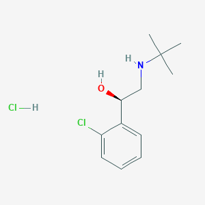 (1R)-2-(tert-butylamino)-1-(2-chlorophenyl)ethanol;hydrochloride