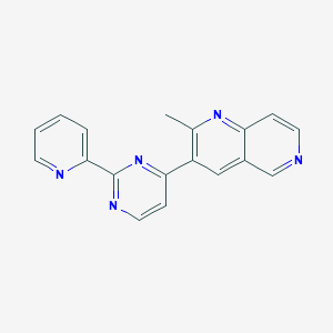 2-Methyl-3-[2-(pyridin-2-YL)pyrimidin-4-YL]-1,6-naphthyridine