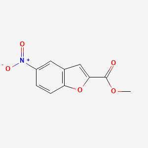 molecular formula C10H7NO5 B1340228 5-硝基苯并呋喃-2-甲酸甲酯 CAS No. 104862-11-5