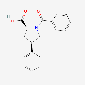 (2S,4R)-1-Benzoyl-4-phenyl-pyrrolidine-2-carboxylic acid