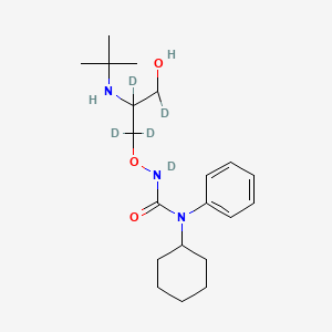 1-[2-(Tert-butylamino)-1,1,2,3-tetradeuterio-3-hydroxypropoxy]-3-cyclohexyl-1-deuterio-3-phenylurea