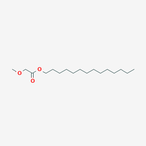 molecular formula C17H34O3 B13402456 Methoxyacetic acid, tetradecyl ester CAS No. 959263-00-4