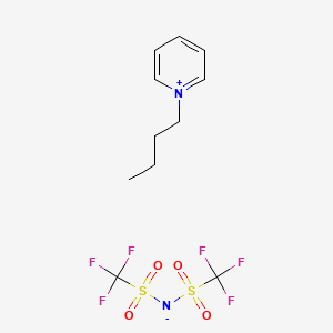 molecular formula C11H14F6N2O4S2 B1340247 1-丁基吡啶双(三氟甲磺酰)酰亚胺 CAS No. 187863-42-9