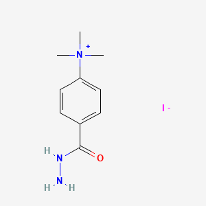 4-(hydrazinecarbonyl)-N,N,N-trimethylbenzenaminium iodide