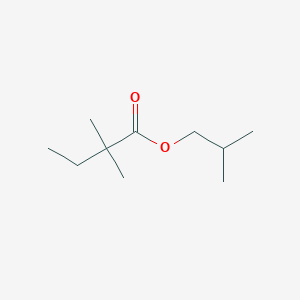 molecular formula C10H20O2 B13402512 2-Methylpropyl 2,2-dimethylbutanoate CAS No. 20225-31-4