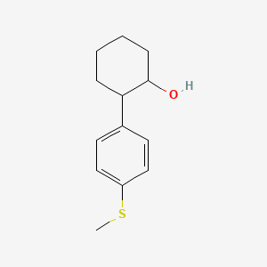 molecular formula C13H18OS B13402521 trans-2-(4-Methylthiophenyl)cyclohexanol 