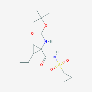 tert-butyl N-[1-(cyclopropylsulfonylcarbamoyl)-2-ethenylcyclopropyl]carbamate