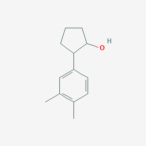 trans-2-(3,4-Dimethylphenyl)cyclopentanol