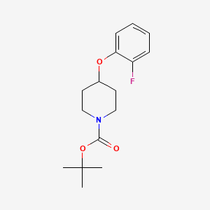 molecular formula C16H22FNO3 B1340264 Tert-butyl 4-(2-fluorophenoxy)piperidine-1-carboxylate CAS No. 944808-08-6